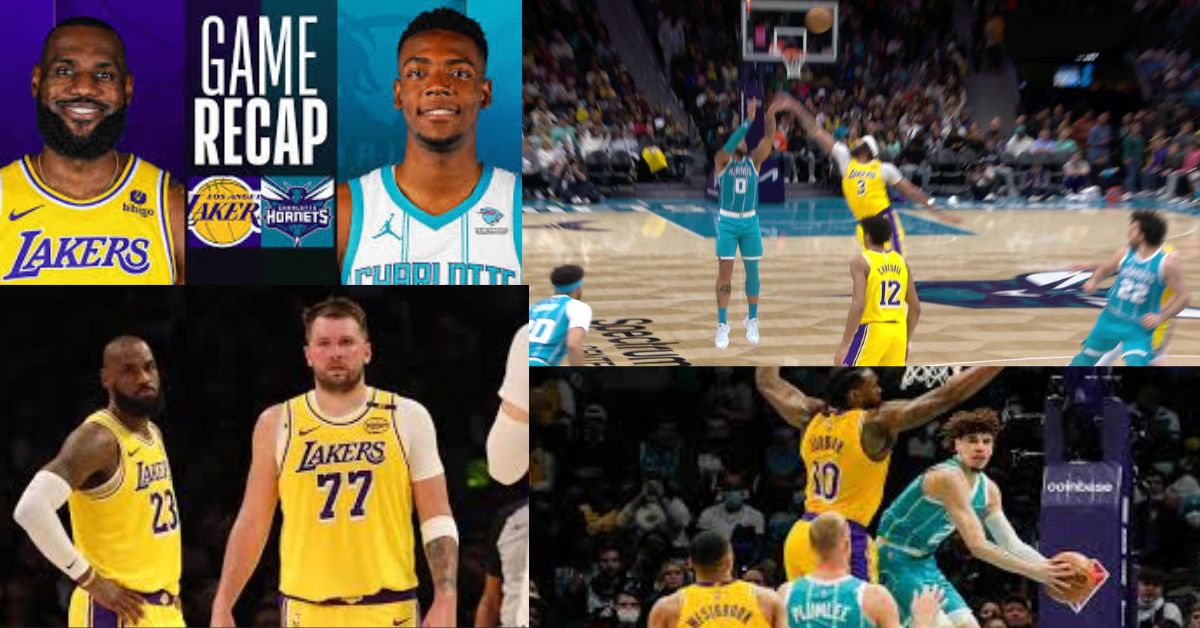 charlotte hornets vs lakers match player stats