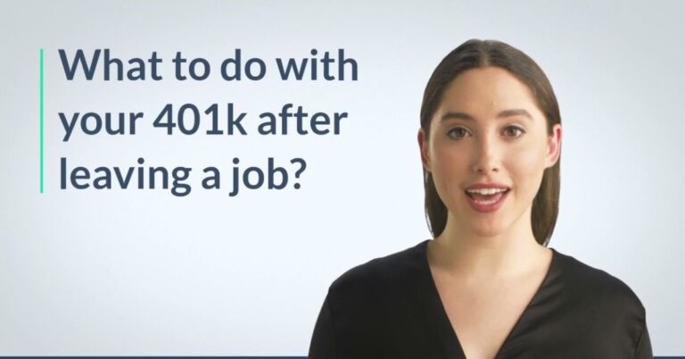 What to Do with a 401(k) After Leaving Job